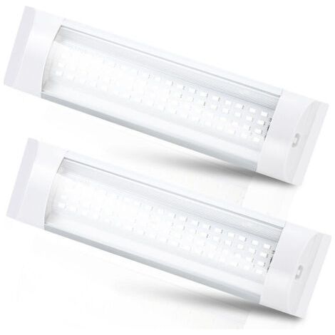 BUNTHAUS 2X Lampe de toit à LED Éclairage intérieur de voiture Lampe de lecture 12V DC（Blanc） (1/5)