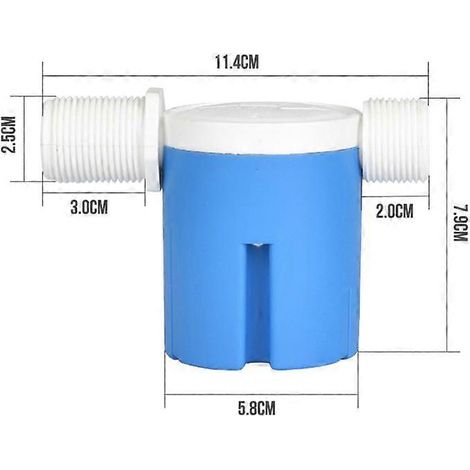 Nouvelle vanne de contrôle automatique du niveau d'eau 1/2"\3/4"\1" pour réservoir de tour, vanne à bille flottante E7CB (1/5)