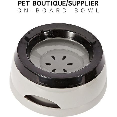 Tragbarer beigefarbener 750-ml-Hundenapf – auslaufsicher, spritzwassergeschützt, rutschfest, ideal für Reisen (1/4)