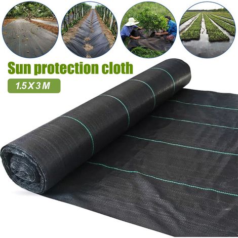 Tissu anti-mauvaises herbes pour jardin extérieur, toile de paillage paysager, tapis de jardinage, protection des pelouses