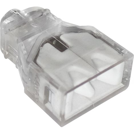 Connecteur rapide 20,5-2,5 mm² transparent/blanc, lot de 10 - E-650-0220 (1/2)