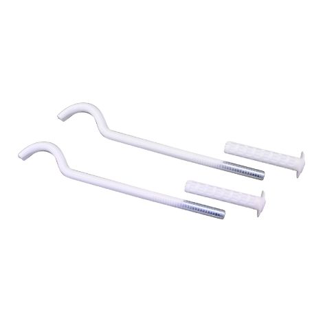 Supports te'lescopiques pour radiateurs tubulaires 2 pie'ces e'tage're te'lescopique peinte de 270 mm
