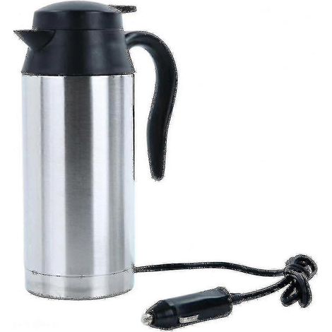 Bouilloire électrique pour voiture 750 ml 12 V, idéale pour les voyages, le camping et les activités de plein air (voiture, camionnette, camion, etc.), 120 W. (1/3)