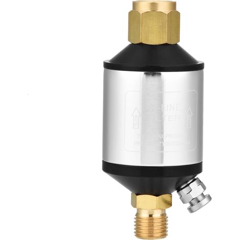 Filtre Séparateur Eau Huile pour Pistolets à Peinture - Entrée/Sortie 1/4" NPT (1/5)