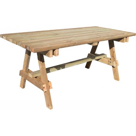 Tavolo Italfrom Pic-Nic in Legno di Pino impregnato 200x90x85H cm