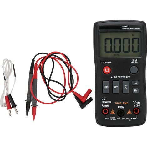 Multimètre Numérique Intelligent ZT‑A2 RMS Véritable Testeur AC/DC Voltmètre 4000 Points (1/5)