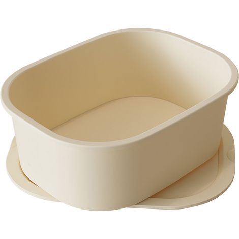 Boîte à sous-vêtements grande capacité avec parois hautes, en matériau PP robuste et durable pour ranger les sous-vêtements dans le placard de la chambre familiale (sans compartiment) (1/5)