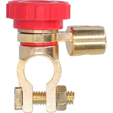 17-mm-Batterieanschluss, universeller Diebstahlsicherungsschalter, wasserdicht für Auto, Boot, Yacht, Wohnmobil, LKW, rot, 2 Stück (1/5)