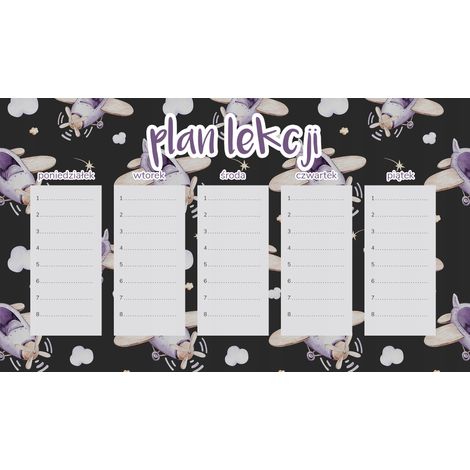 LEKTIONSPLAN FÜR KÜHLSCHRANK MAGNETISCH 30x17,5CM