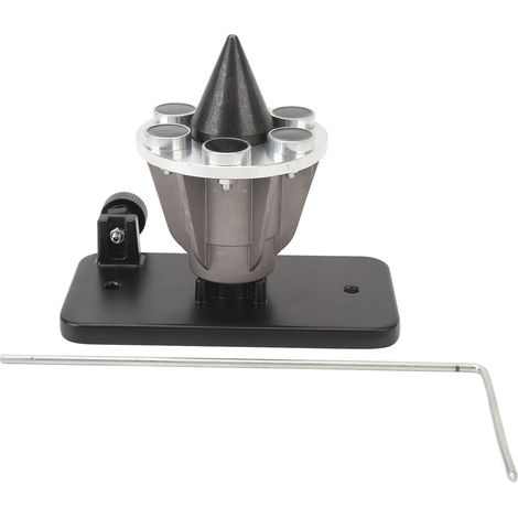 Magnetischer Wand-Messerauswuchtgerät 42-047, hochpräzise, robust, Metall, schwarz, universell kompatibel mit Stihl und Husqvarna (1/5)