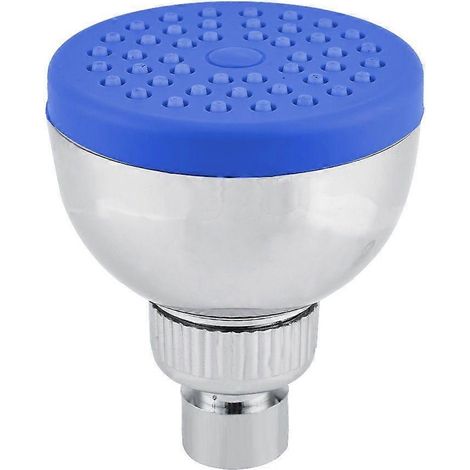 Pommeau de douche monofonction G1/2" chromé pour salle de bain (bleu) (1/5)