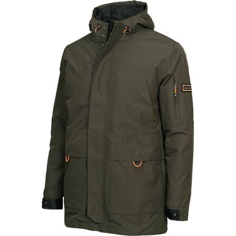 Parka de Travail Conor - Taille L - Kaki/Noir - Résistant et Confortable - D-Work