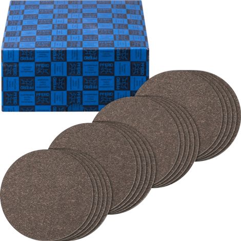 PFERD TOOLS Klettronden-Set Fein Compactkorn 20-tlg. Ø 125 mm CK180,240,320,400 für Winkelschleifer (1/5)