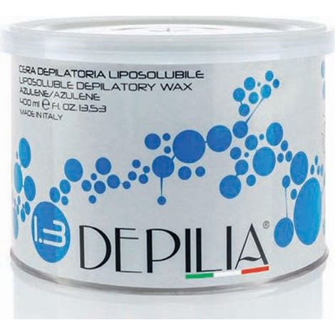 Trade Shop - Barattolo Cera Depilatoria Liposolubile Azulene 1.3 400 Ml Depilazione Ceretta -