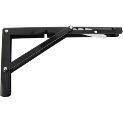 4 x REGGIMENSOLA MULTIPOSIZIONE POR 70 KG NERO 40 CM