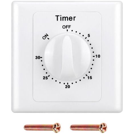 AC 220 V Interrupteur Minuterie Pompe Haute Performance Commande Électronique Compte à Rebours Mécanique Socket Time Switch-30min (1/5)