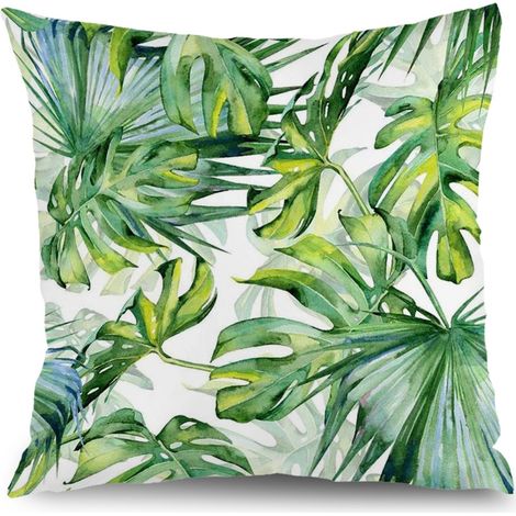 Housses de coussin floral style ferme, décoration terrasse balcon,45×45cm (1/5)