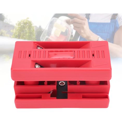 Raboteuse de chants manuelle portable, outil de finition pour le travail du bois avec 6 lames pour la décoration de meubles et d'armoires. (1/5)