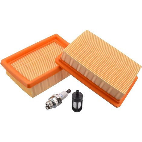Cancanle Luftfilter, Zündkerzenfilter und Kraftstofffilter für STIHL Laubbläser BR340, BR340L, BR380, BR420, BR420C, SR340 und SR420. Referenznummer: 4203141 0301 (1/5)