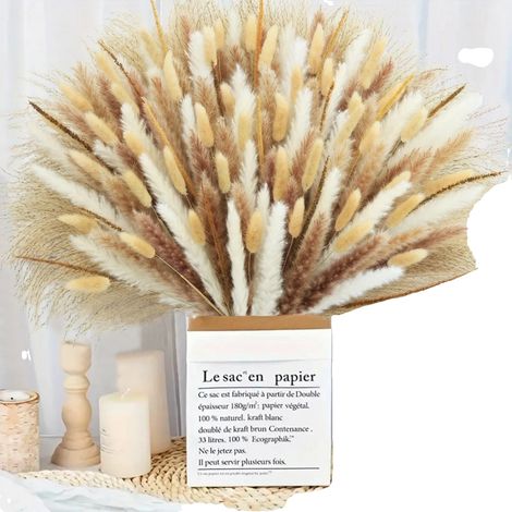 Ramo de flores secas, elegancia natural, decoración versátil, B (1/2)