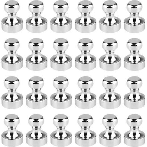 24pcs Aimants Puissants, Aimant Frigo, Aimant , Magnet Frigo, Aimants Tableau Magnétique, Petit Aimant Puissant