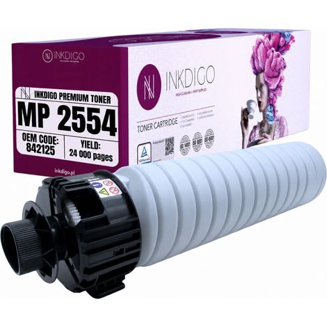 Tóner Inkdigo 841993 compatible con Ricoh Aficio MP2554 MP3554SP IM2500, certificado por TÜV. (1/5)