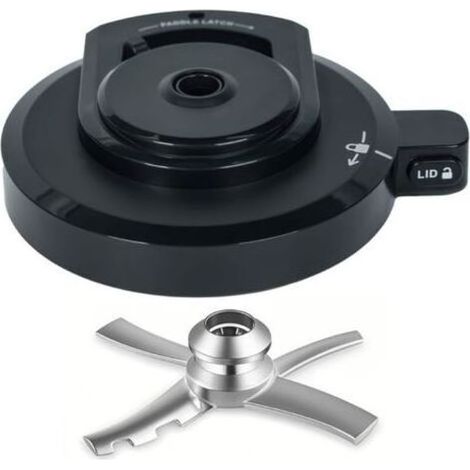 Ecleanfy-Außenschüsseldeckel mit Rührarm für Ninja NC301/NC300 Eismaschine, wiederverwendbarer, BPA-freier Ersatzdeckel, Creami-Zubehör kompatibel mit Ninja NC299AMZ/NC301/NC300/NC-Serie (1/5)