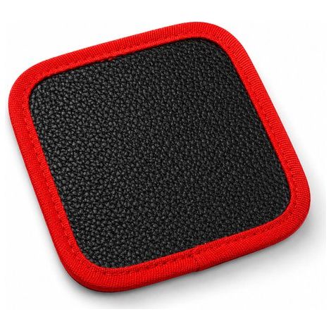 Porte-outils magnétique avec tapis antidérapant, 11,7 x 11,7 x 0,75 cm, support flexible en cuir PU, pour garage, réparation automobile et atelier (1/5)
