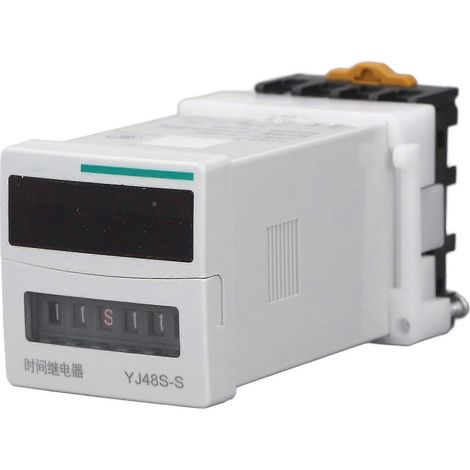 8-poliges Zeitrelais, 1 Satz, zyklischer Typ, programmierbares Verzögerungsrelais 0,1S–99H, AC 250 V, 5 A, Kontakt C