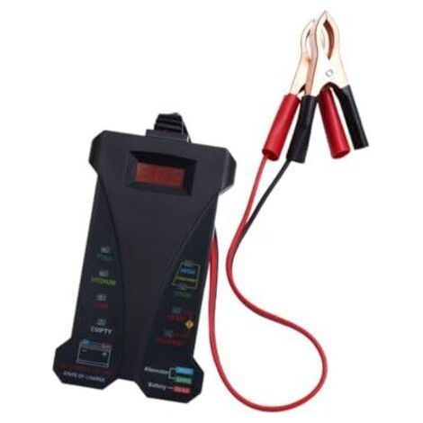 Testeur de Batterie Numérique Matériau Plastique et Métal pour Voiture Inversion, Affichage Digital Précis Outil Diagnostic Automobile Fiable - (1/5)