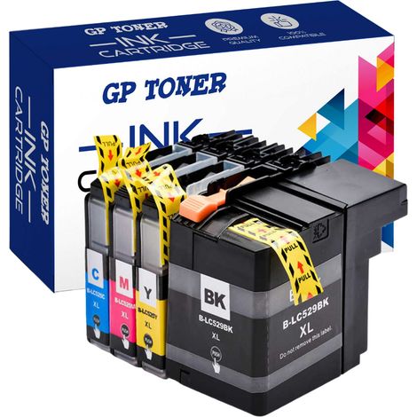 4x Brother GP-B529 CMYK-Tintenpatronen (1/5)