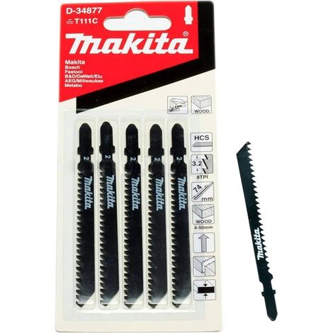 MAKITA D-34877 (pkt of 5) Basic for wood