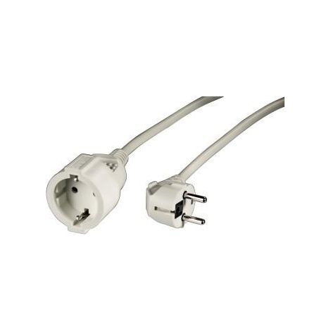 Prolunga elettrica Hama 5 metri Bianco 3680W Schuko