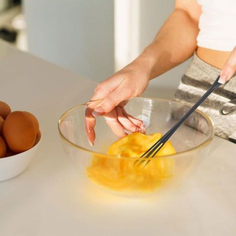 Lot de 3 mini batteurs à œufs portables, ustensiles de cuisine en plastique (1/5)