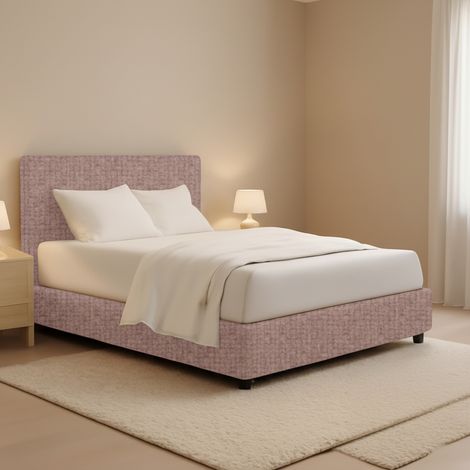 Cama de Plaza y Media Gosport, Desenfundable, Hecho en Italia, Rosa Antiguo (1/5)