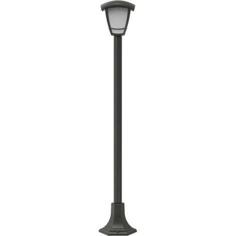 Lampadaire Filaire Rétro 112 cm - Design Vintage Élégant - Culot E27 - IP44-40W Max - Ampoule Non Incluse - Pour Intérieur ou Extérieur Couverts, Noir (1/5)