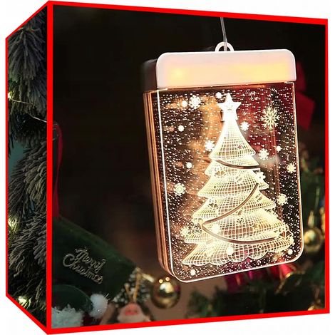 VETRATA LED ALBERO DI NATALE CALDO (60) GABA (1/5)