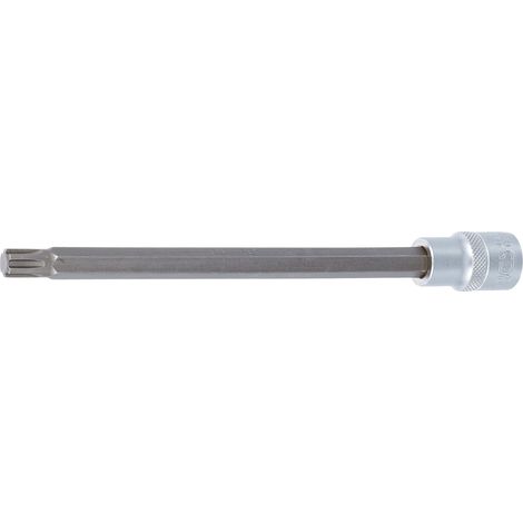 BGS punta lunghezza 200 mm attacco quadro interno 12,5 mm (1/2") profilo scanalato (per RIBE) M10 - 4185 (1/2)