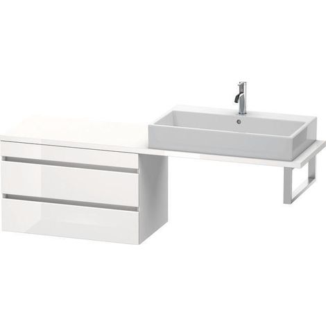 Meuble bas console DURASTYLE 512x800x478mm gris béton mat/bas ma