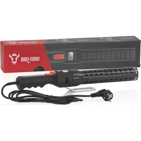 BBQ-Toro Elektrischer Grillanzünder IGGI Schwarz/Schwarz, 2000 W, 650 °C, Elektro Kohleanzünder (1/5)