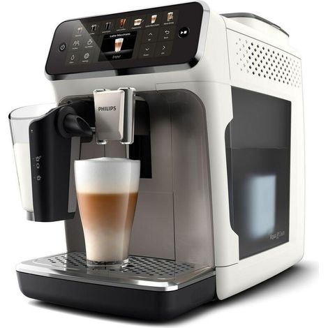 Philips EP4443/70 Macchina da caffè bianca e argentata (1/3)