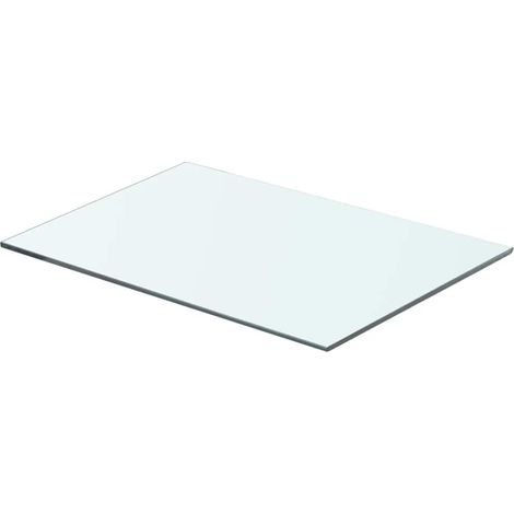 Panel de estante vidrio claro 50x30 cm vidaXL
