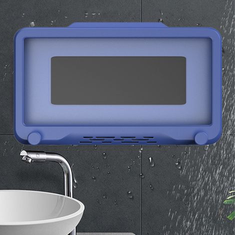 Neuer, drehbarer Handyhalter, kein Bohren erforderlich und wasserdicht, zur Verwendung im Badezimmer und auf der Toilette. (1/5)