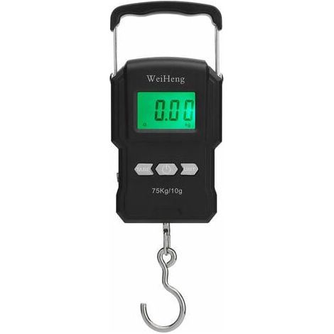 Elektronische, hintergrundbeleuchtete Waage mit Maßband, 75 kg / 10 g (1/5)
