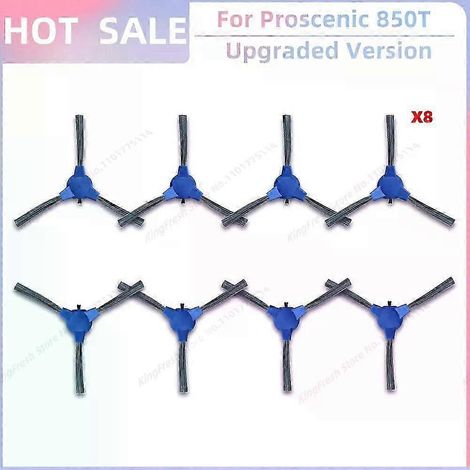 Pièces de rechange compatibles pour aspirateur robot Proscenic 850T : rouleau, couvercle de brosse principale, filtre HEPA, chiffon de nettoyagecSET C (1/4)