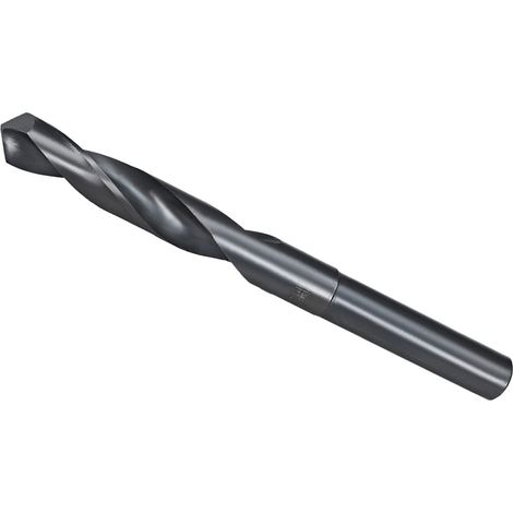 Réduit Tige Perceuse Mèche, 13.5mm Coupe Bord 1/2" Tige, Nitrure Revêtu Haute Vitesse Acier 6542 Torsion Perceuse Mèches - Applications: pour Inox Acier Métal Bois (1/5)