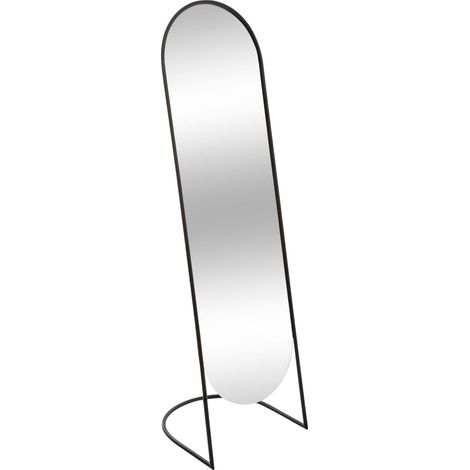 Großer Standspiegel JEF im Metallrahmen, 39,5 × 136 cm (1/5)