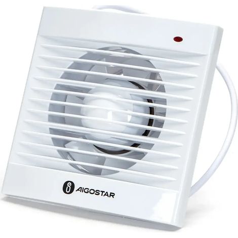 aspiratore bagno cucina ventola aspirazione foro 120 mm griglia forata 14 watt (1/4)