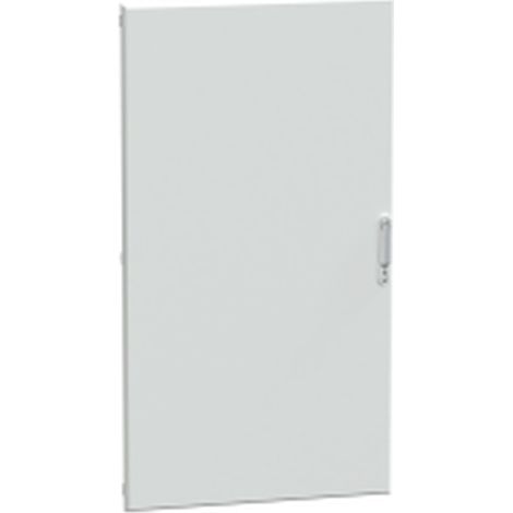 PrismaSeT-Tür mit 30 Modulen, 850 mm breit, Schutzart IP30 und aus Stahlblech gefertigt.