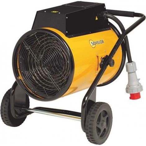Sovelor - Chauffage Air pulsé mobile sur roues électrique gainable 40kW - C40G